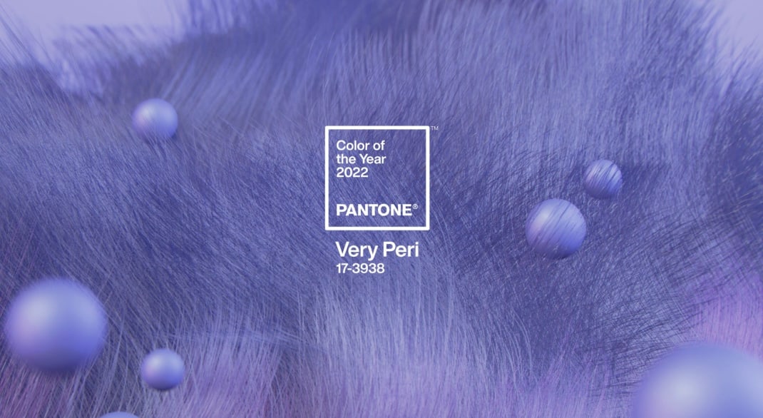 探索Pantone 2025年度代表色協助你尋找網站設計靈感 - 2022年Very Peri長春花藍