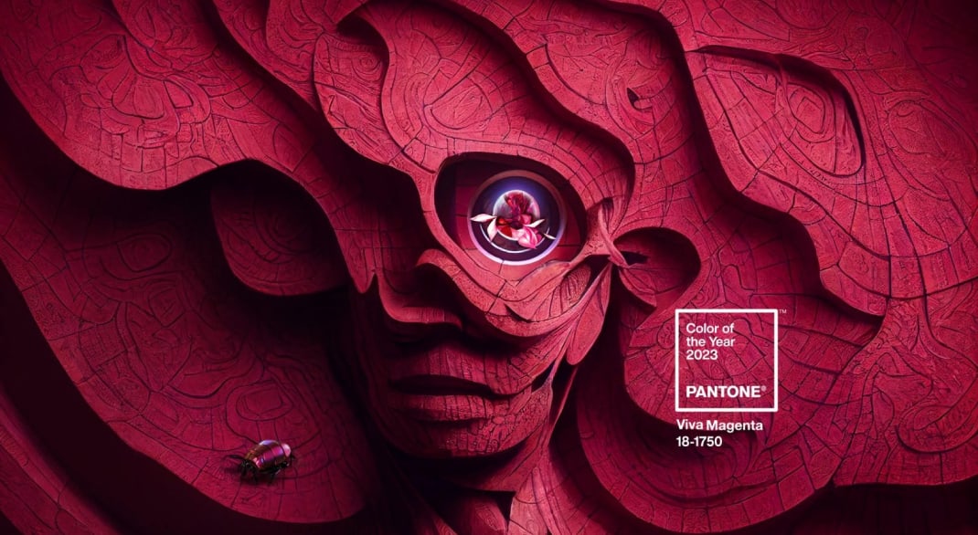 探索Pantone 2025年度代表色協助你尋找網站設計靈感 - 2023年Viva Magenta非凡洋紅