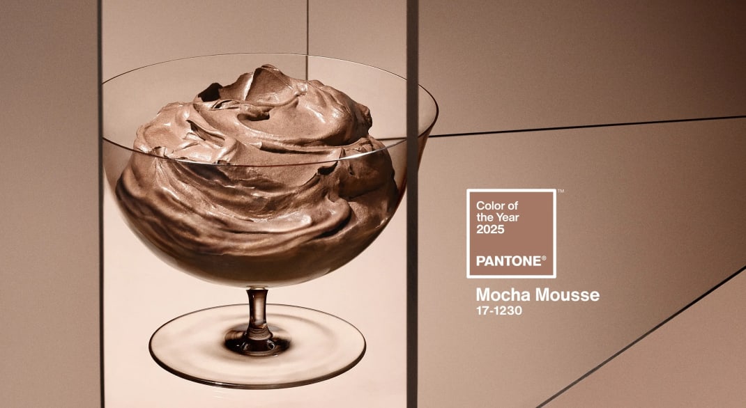 探索Pantone 2025年度代表色協助你尋找網站設計靈感 - 2025年Mocha Mousse摩卡慕斯
