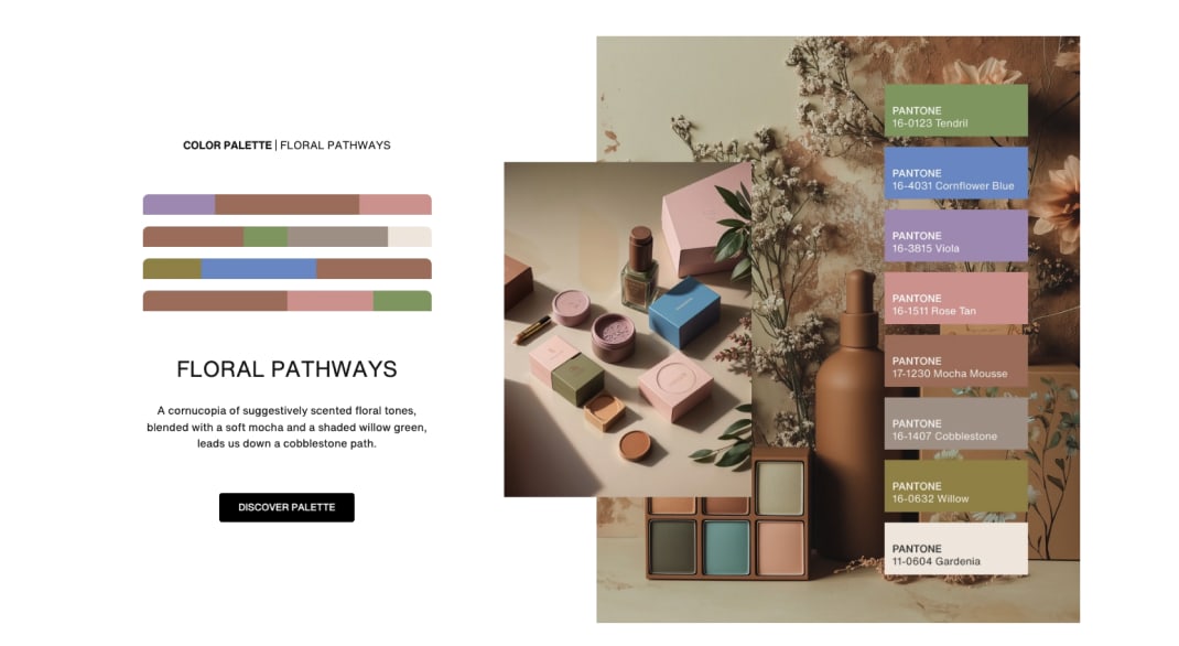 探索Pantone 2025年度代表色協助你尋找網站設計靈感 - 更多設計靈感色彩搭配與延伸應用 - 大膽色彩的碰撞
